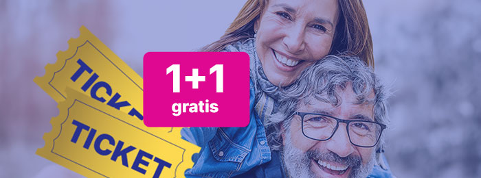 Lachend stel bij Gouden Jaren